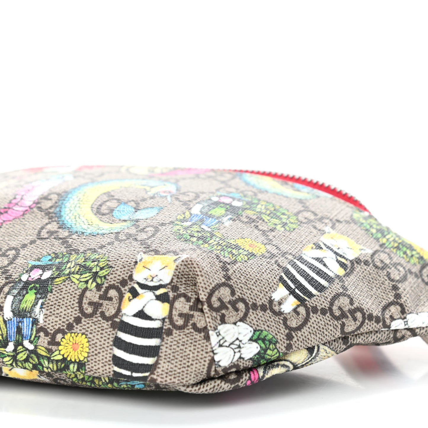 GG Supreme Monogram Childrens Bugs Print Belt Bag Multicolor
