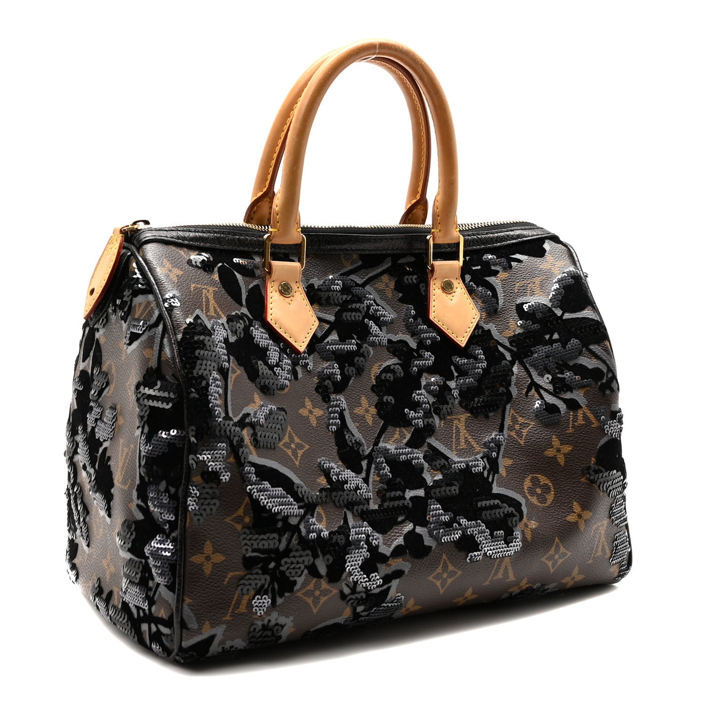 Monogram Fleur De Jais Sequins Speedy 30