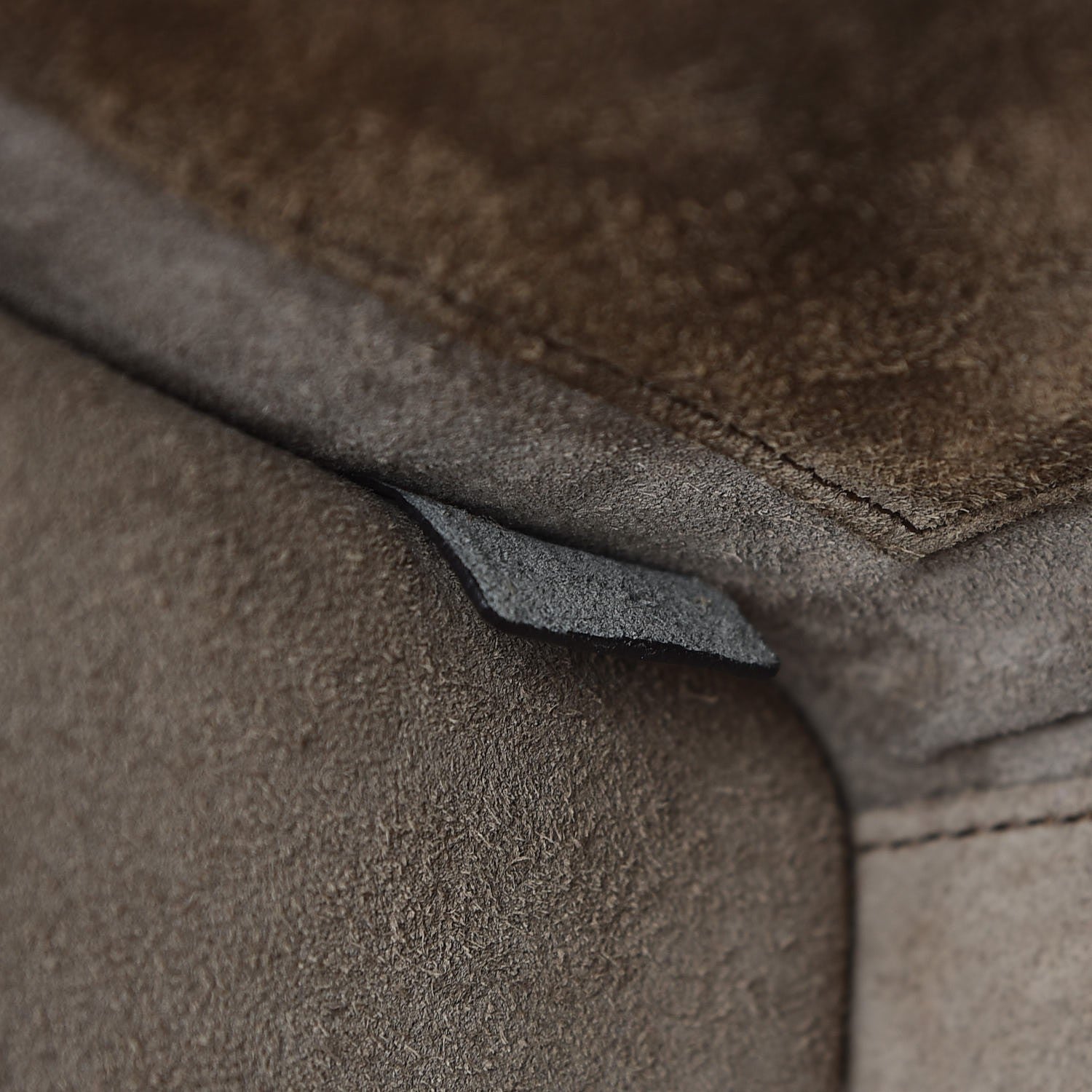 Celine Drummed Calfskin Nano Luggage Souris 8 of 19