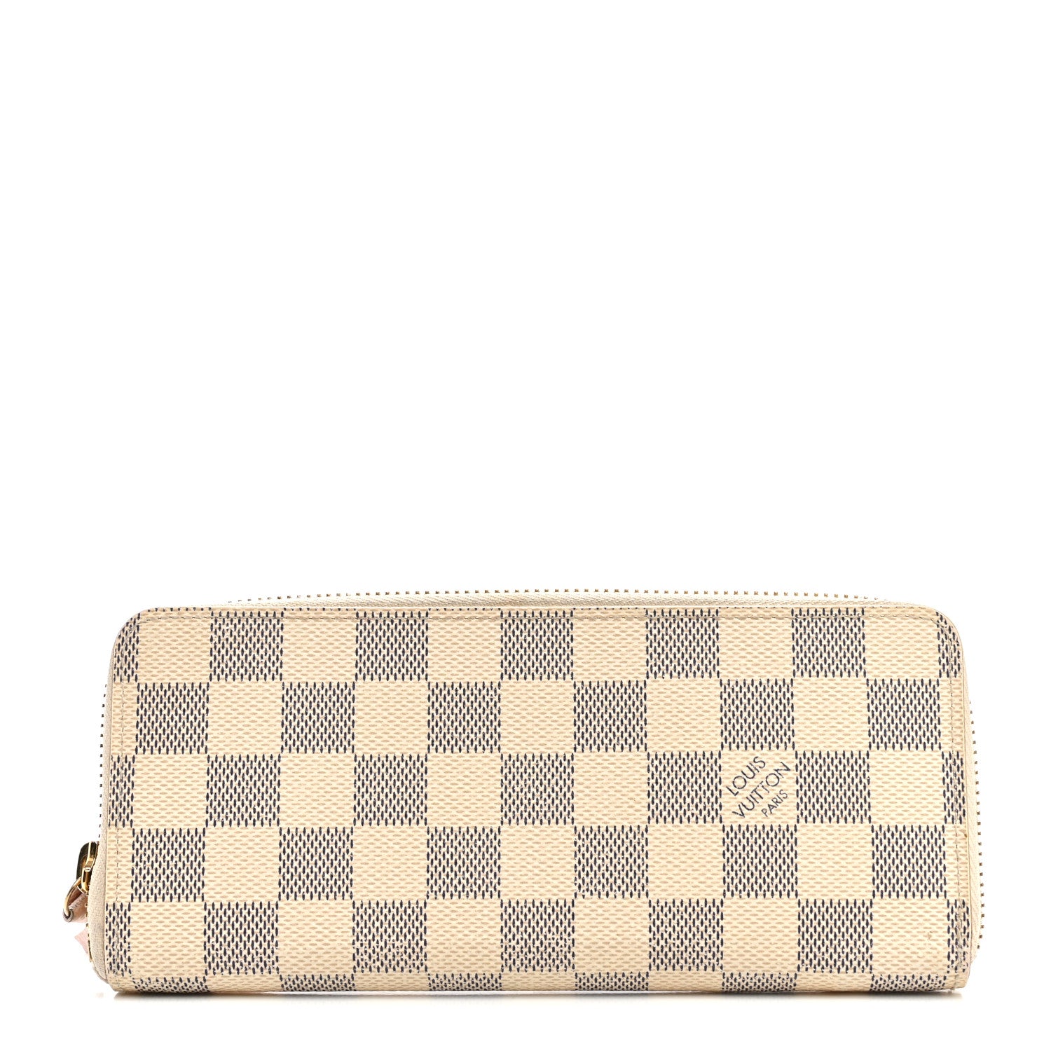 Louis Vuitton Damier Azur Clemence Wallet Rose Ballerine 1 of 8