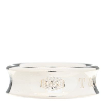 Tiffany Sterling Silver 1837 Band Ring 51 5.75 7 of 8