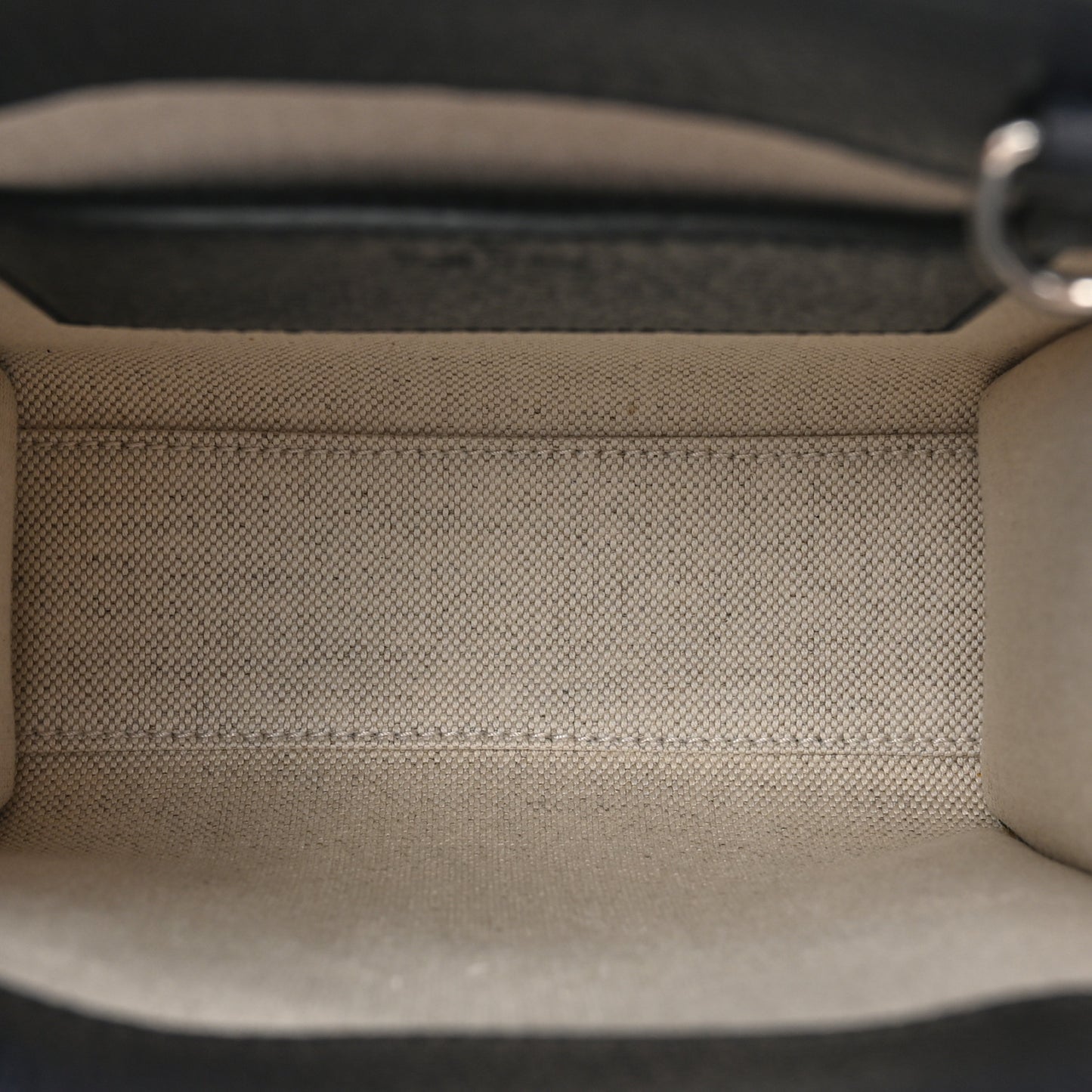 GG Supreme Monogram Textured Dollar Calfskin Mini Retro Interlocking G Tote Bag Beige Blue