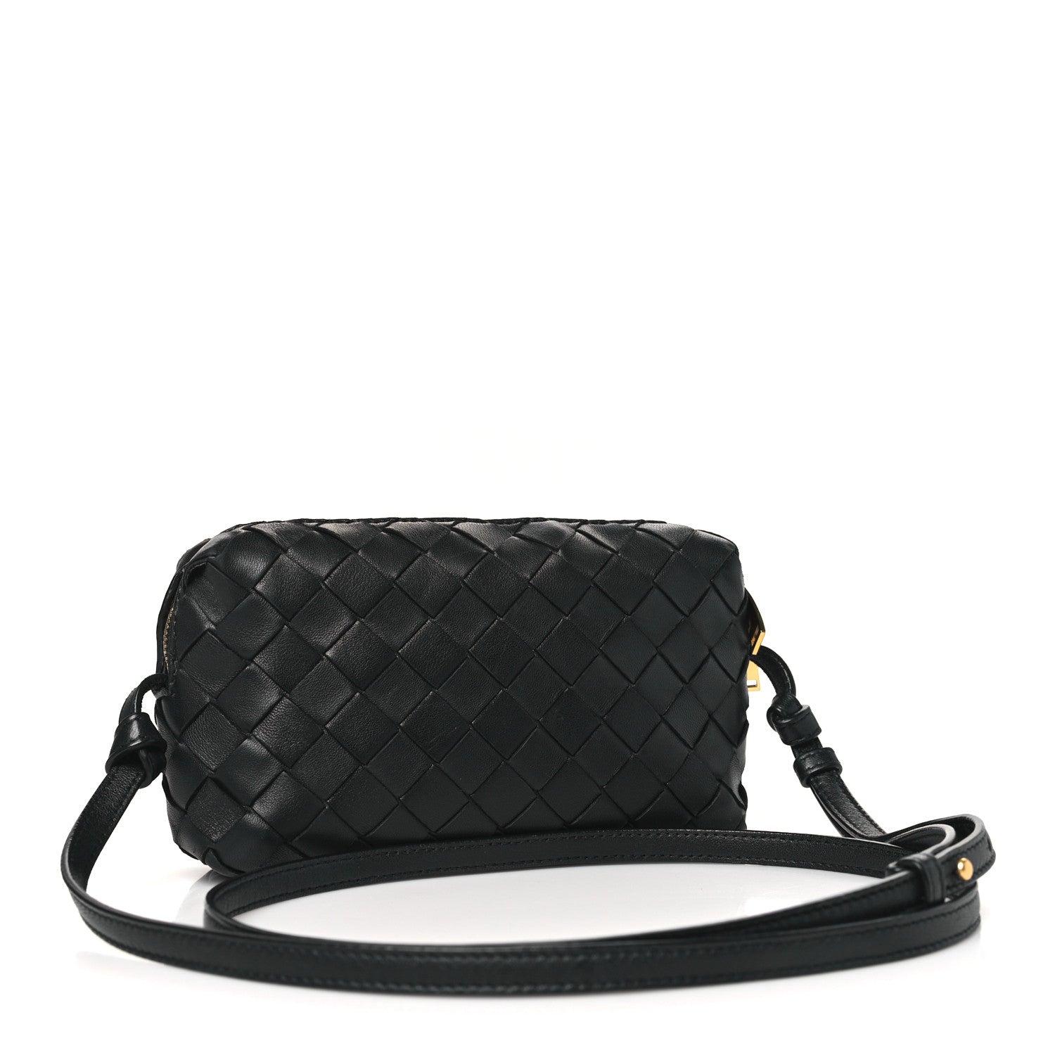 Bottega Veneta Nappa Intrecciato Nodini Mini Crossbody Black 3 of 10