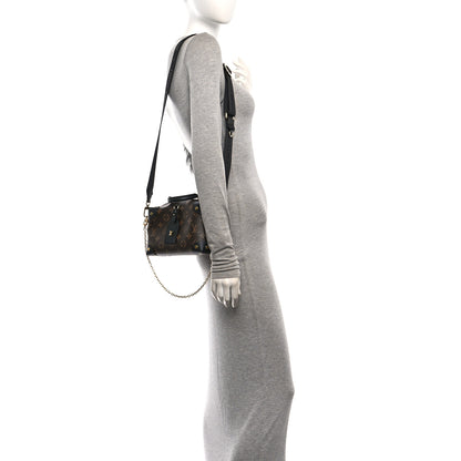 Louis Vuitton Monogram Petite Malle Souple Black 2 of 9