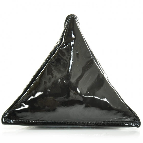 Patent Small CC Bonbons Candy Wristlet Black