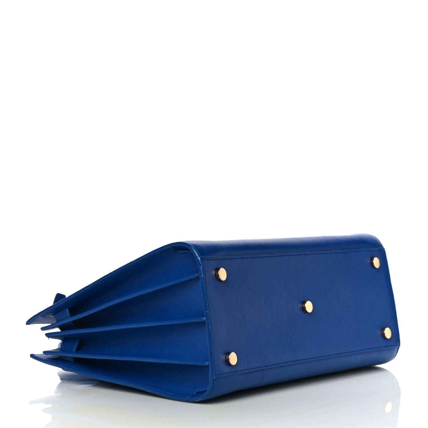 Saint Laurent Calfskin Small Sac De Jour Blue Majorelle 4 of 25
