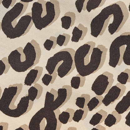 Louis Vuitton Silk Leopard Snood Scarf Beige 5 of 6