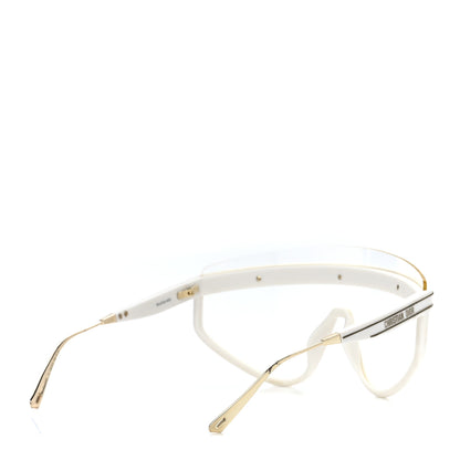 Christian Dior Acetate Mask DiorClub M2U Sunglasses Translucent Ivory 4 of 9