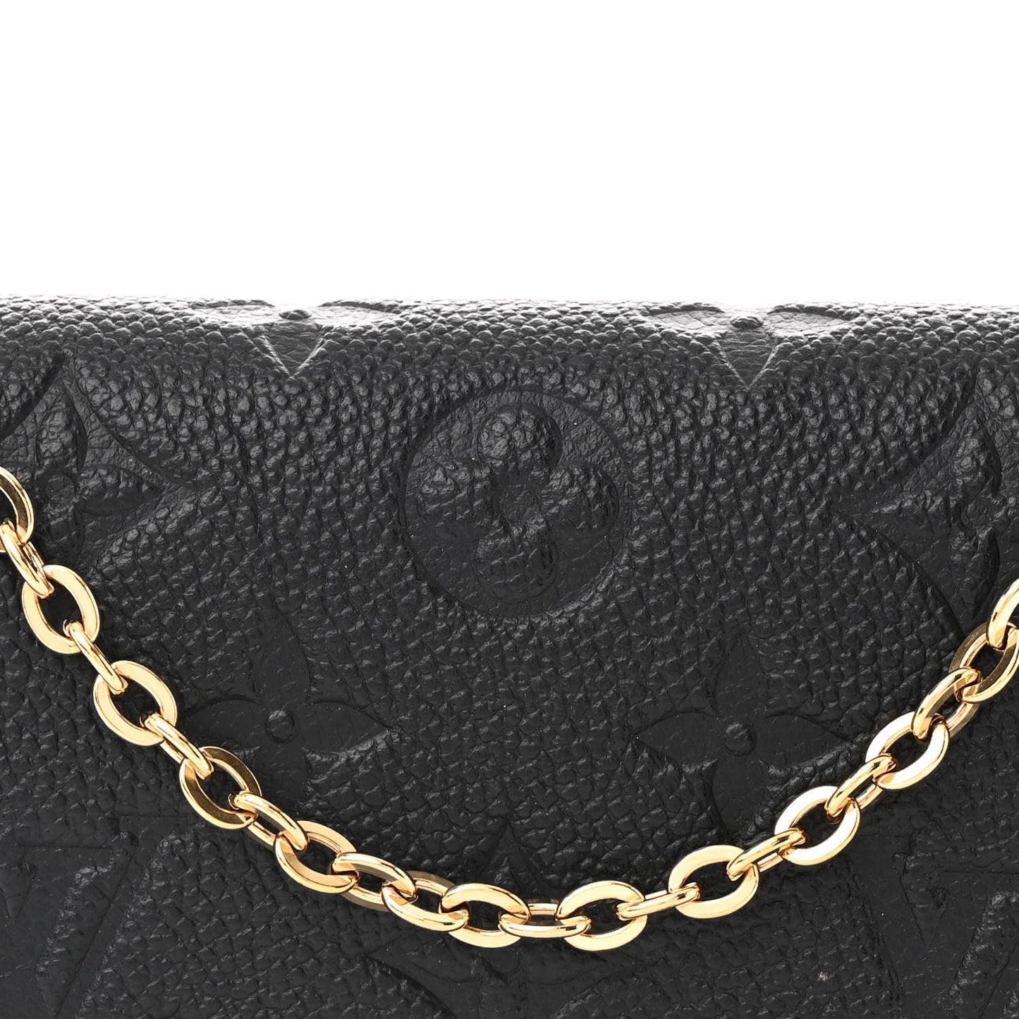 Empreinte Pochette Felicie Chain Wallet Black