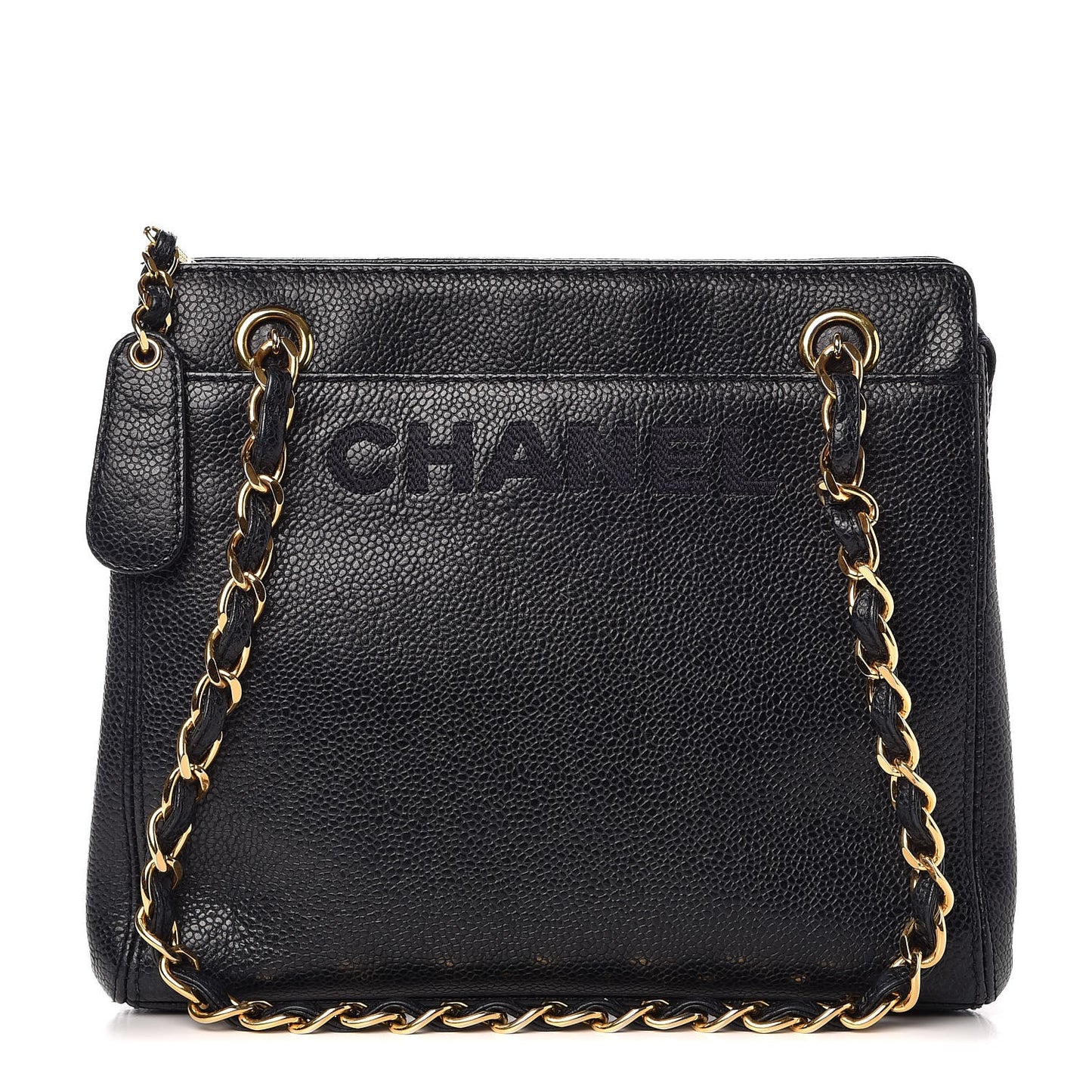 Caviar Shoulder Bag Navy