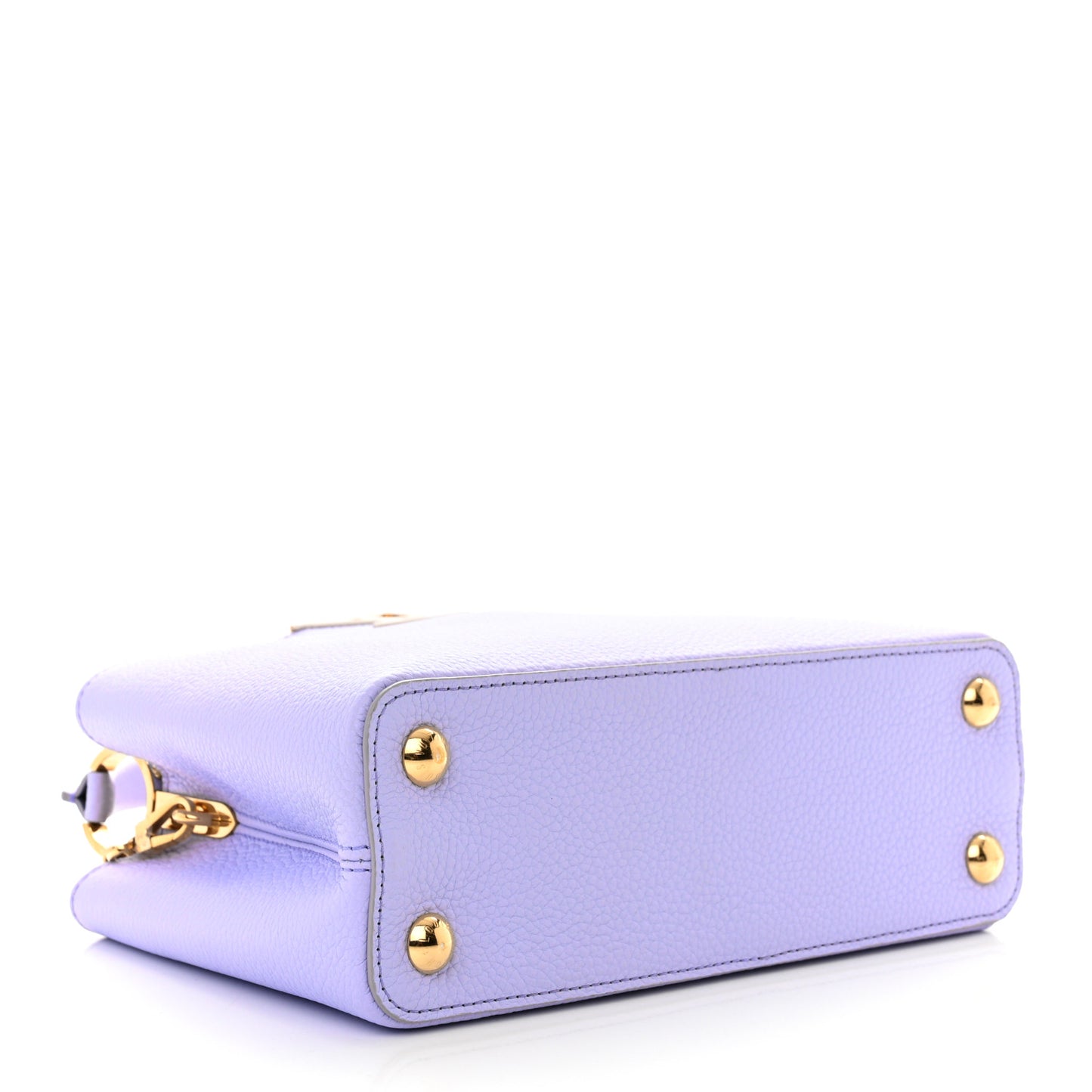 Taurillon Braided Chain Capucines BB Iris Creme
