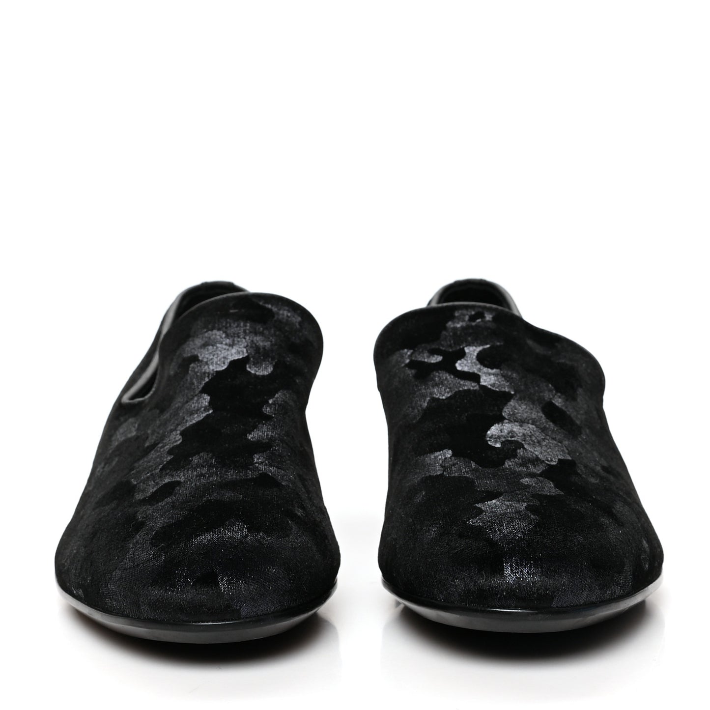 Mens Glitter Velvet Sloane Loafers 43 Black
