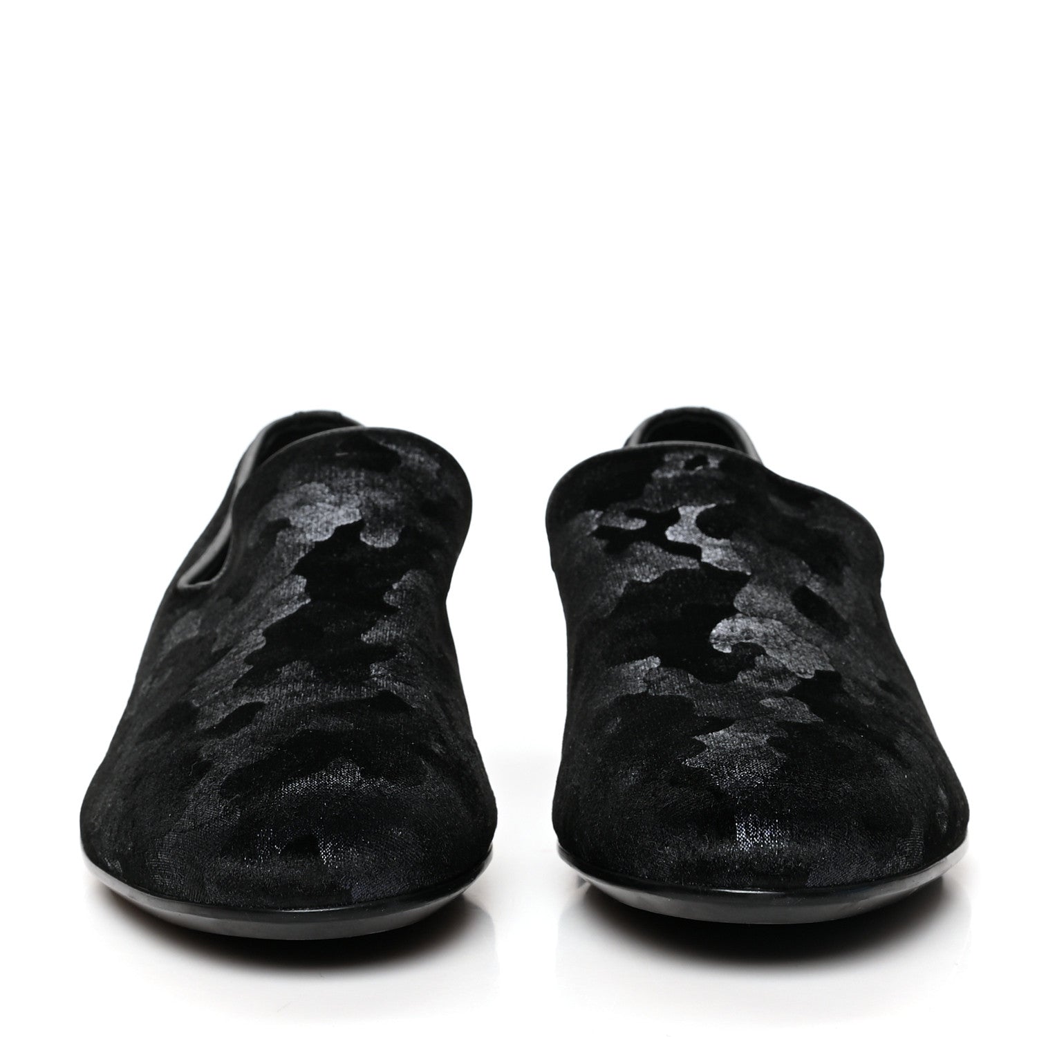 Jimmy Choo Mens Glitter Velvet Sloane Loafers 43 Black 2 of 8