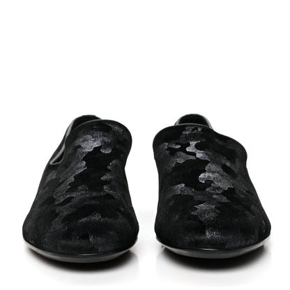 Jimmy Choo Mens Glitter Velvet Sloane Loafers 43 Black 2 of 8