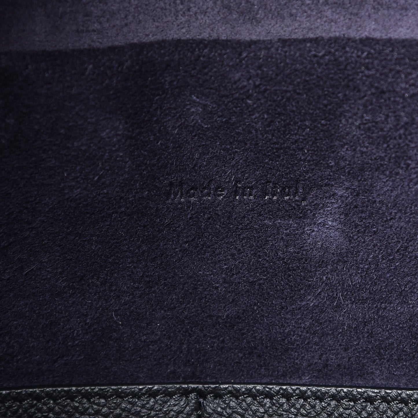 Grained Calfskin Mini Belt Bag Black
