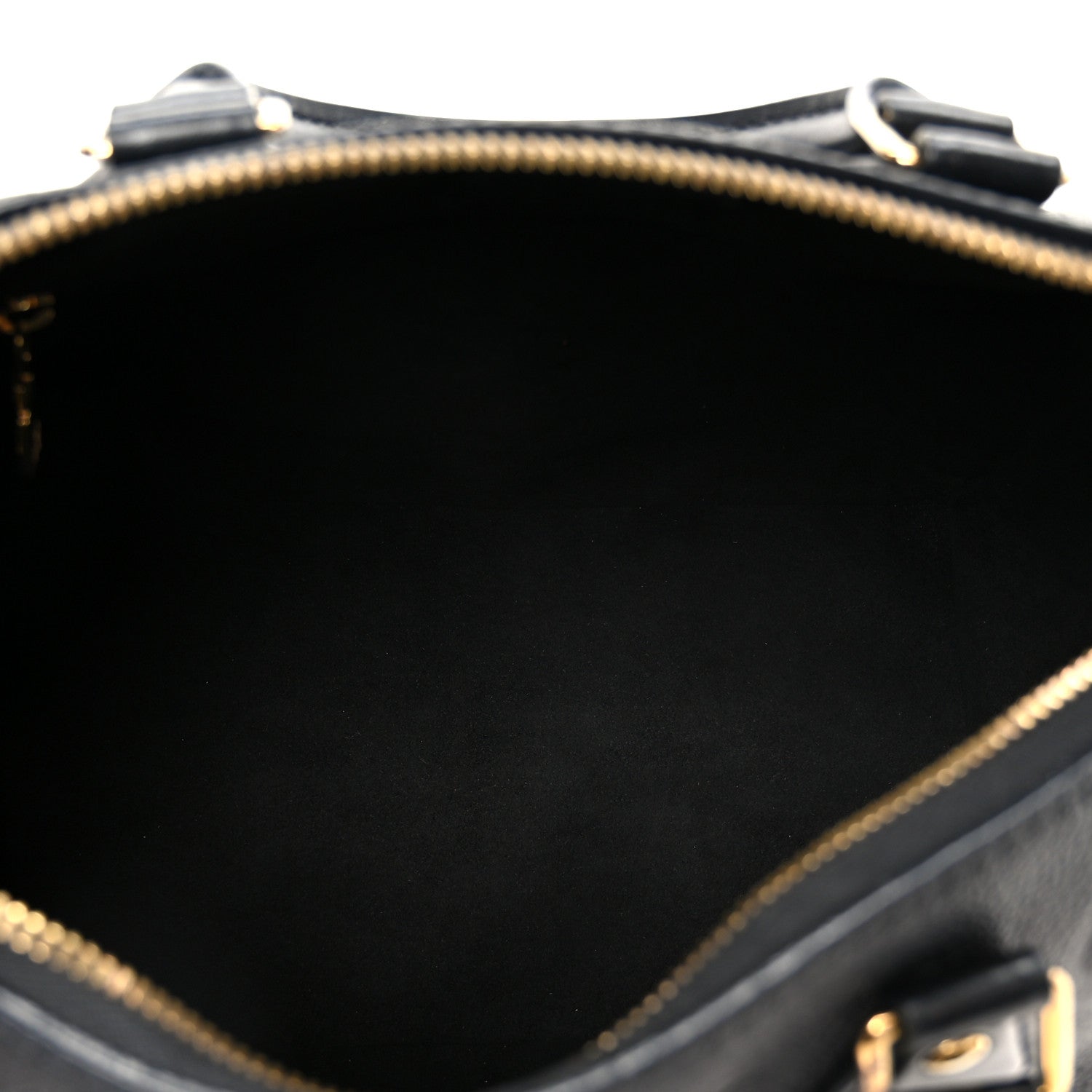 Louis Vuitton Empreinte Monogram Giant Speedy Bandouliere 25 Black 6 of 10