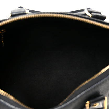 Louis Vuitton Empreinte Monogram Giant Speedy Bandouliere 25 Black 6 of 10