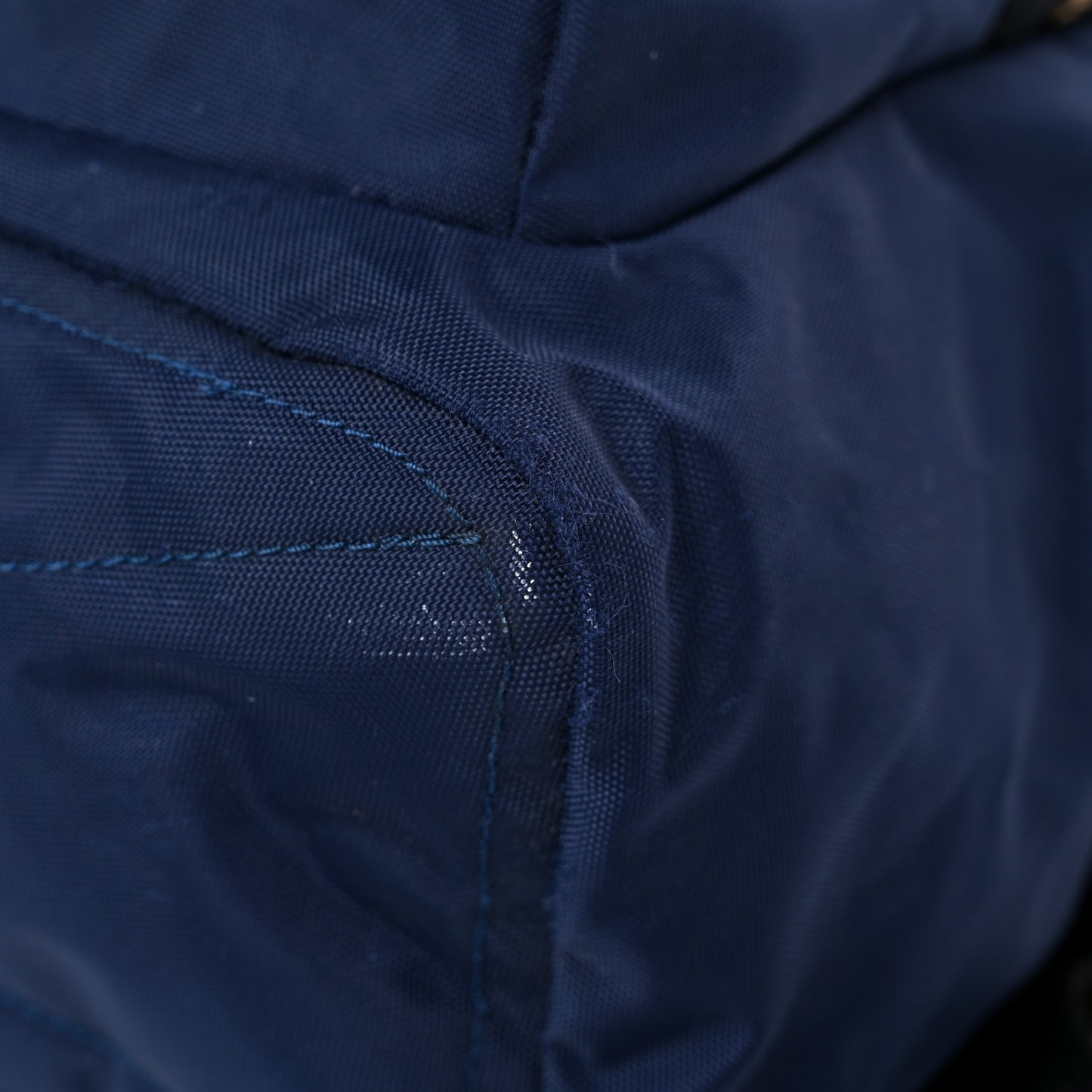 Nylon Biker Backpack Blue