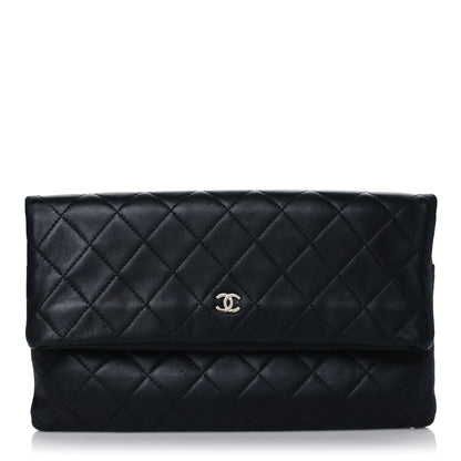 Chanel Lambskin Quilted CC Beauty Clutch Black 1 of 9