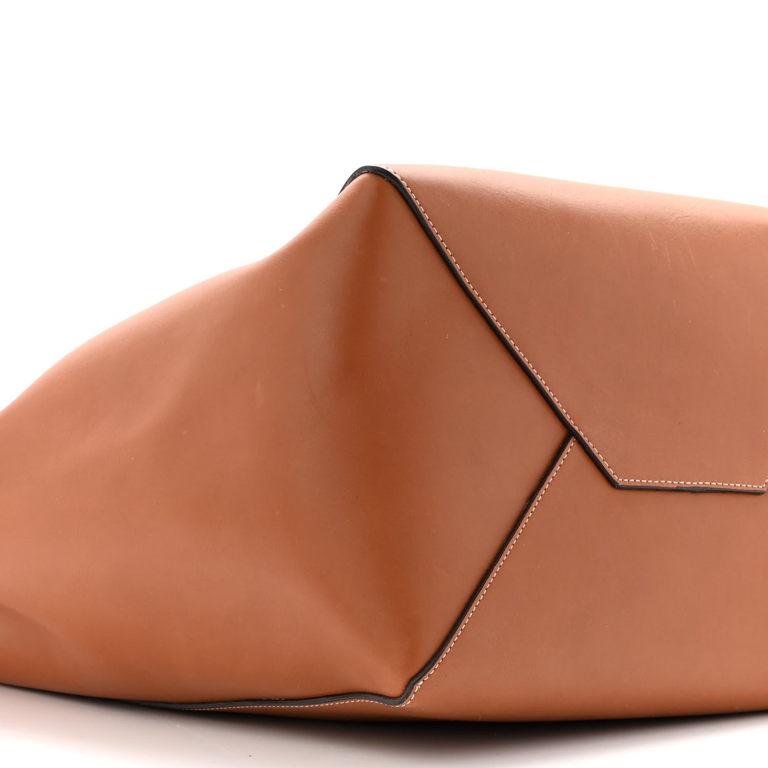 Celine Smooth Calfskin Medium Belt Cabas Phantom Brown 8 of 10