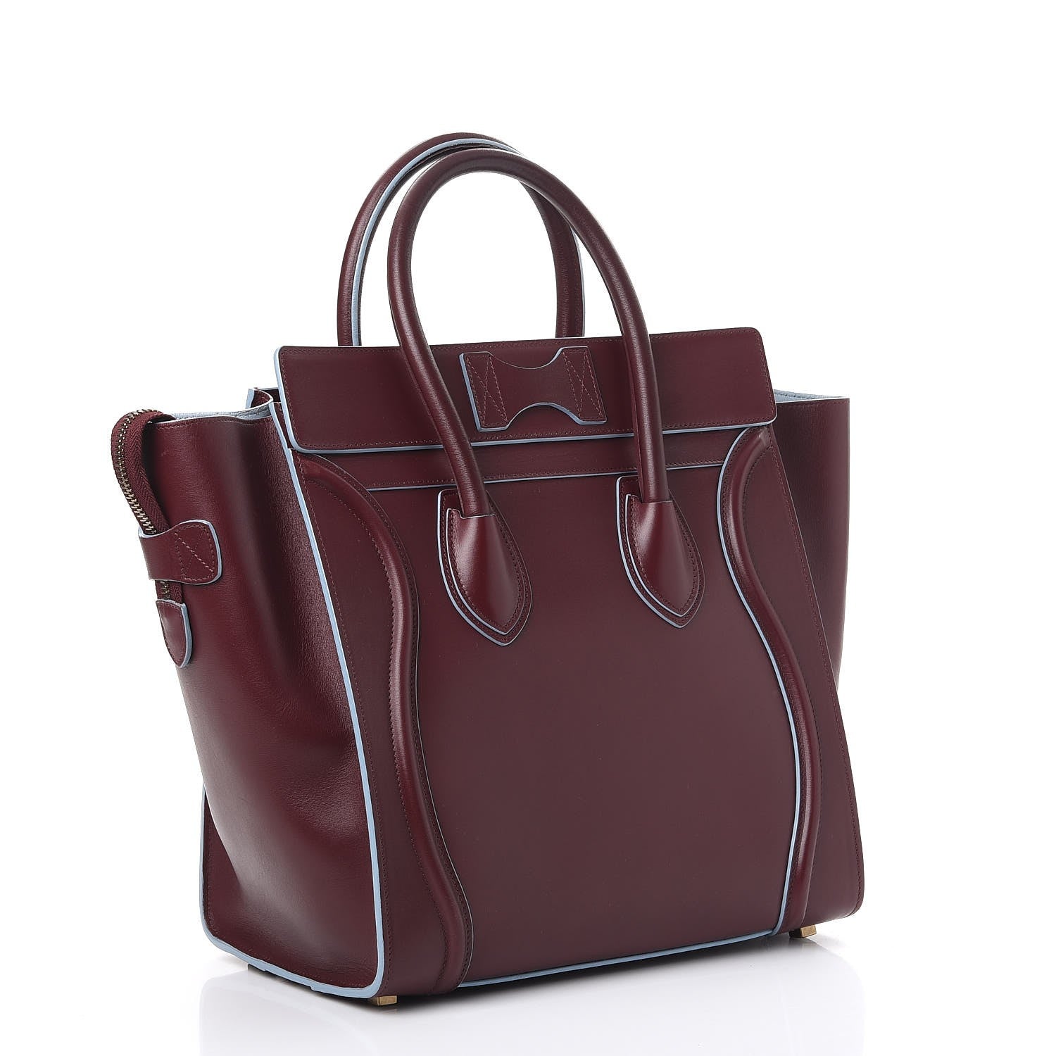 Celine Palmelato Mini Luggage Light Burgundy 3 of 21