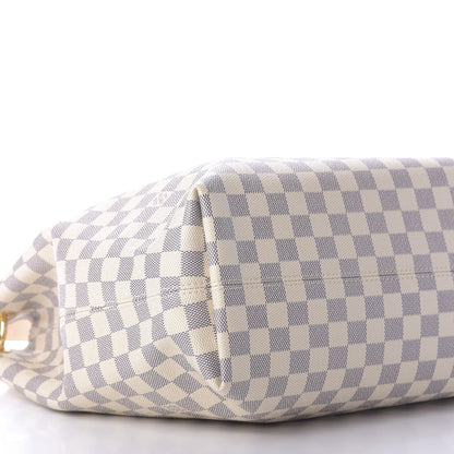 Louis Vuitton Damier Azur Graceful MM Rose Ballerine 6 of 10