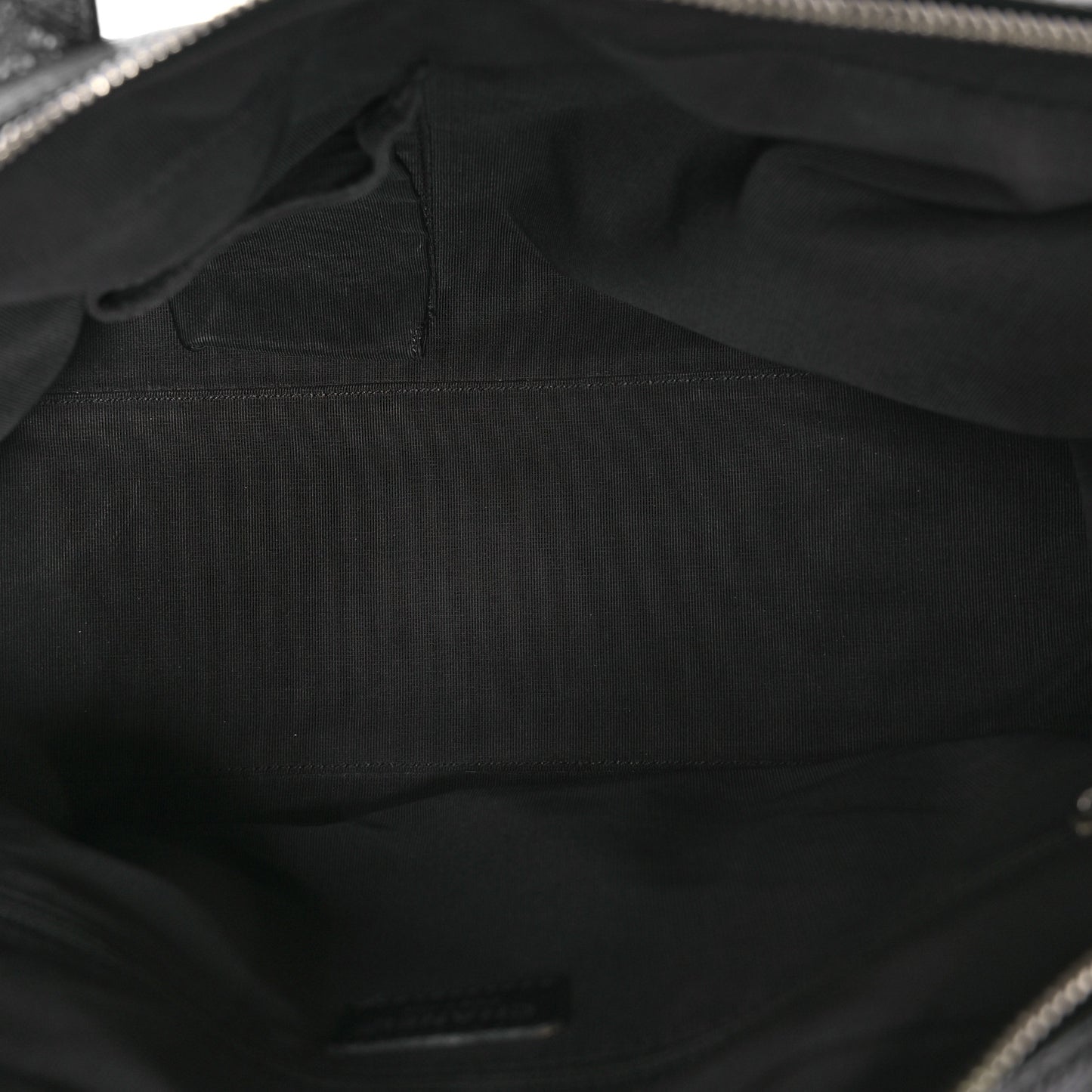 Caviar Quilted Bowler Black