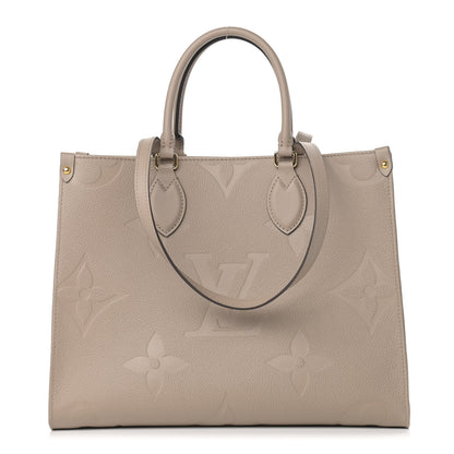 Louis Vuitton Empreinte Monogram Giant Onthego MM Tourterelle 1 of 8