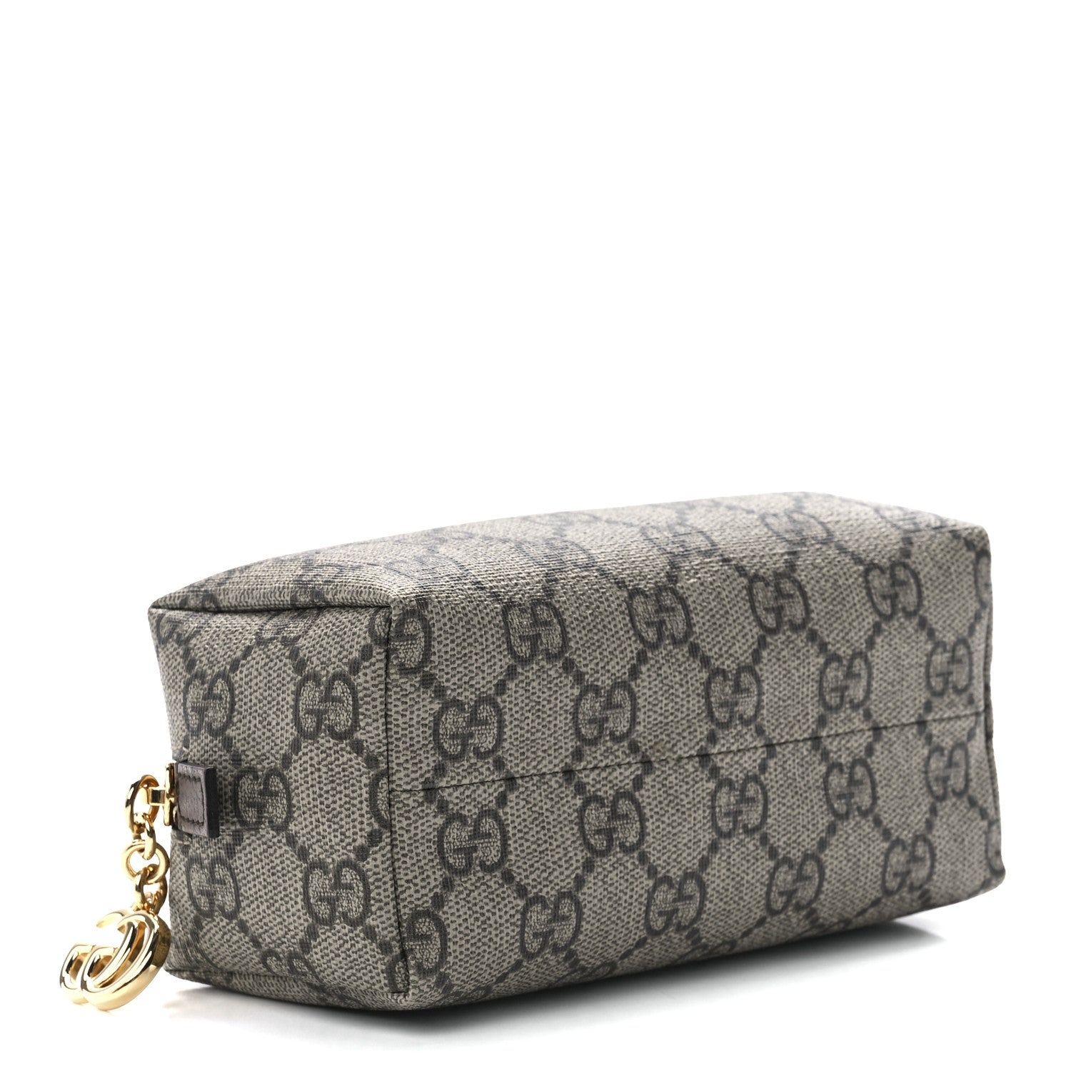 Gucci Soft GG Supreme Monogram Calfskin Small Ophidia Cosmetic Case Beige Ebony New Acero 4 of 11