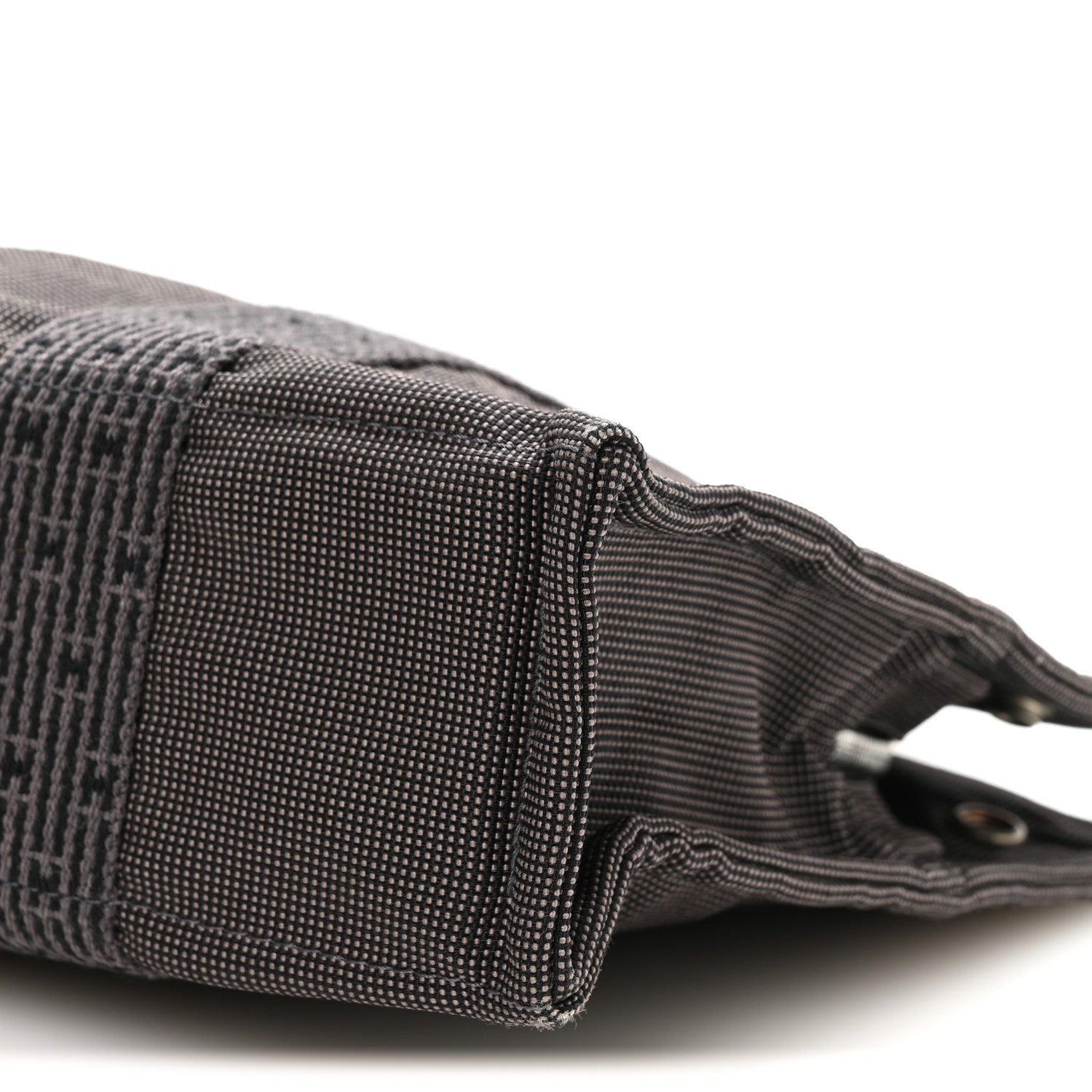 Hermes Canvas Herline PM Tote Grey 10 of 11