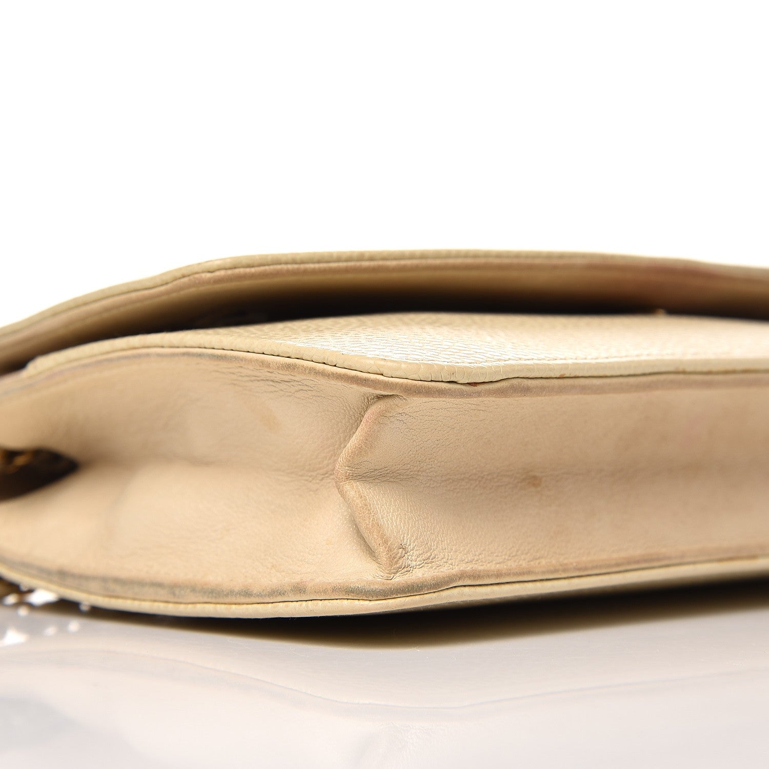 Chanel Caviar Timeless CC Wallet on Chain WOC Beige Clair 12 of 18