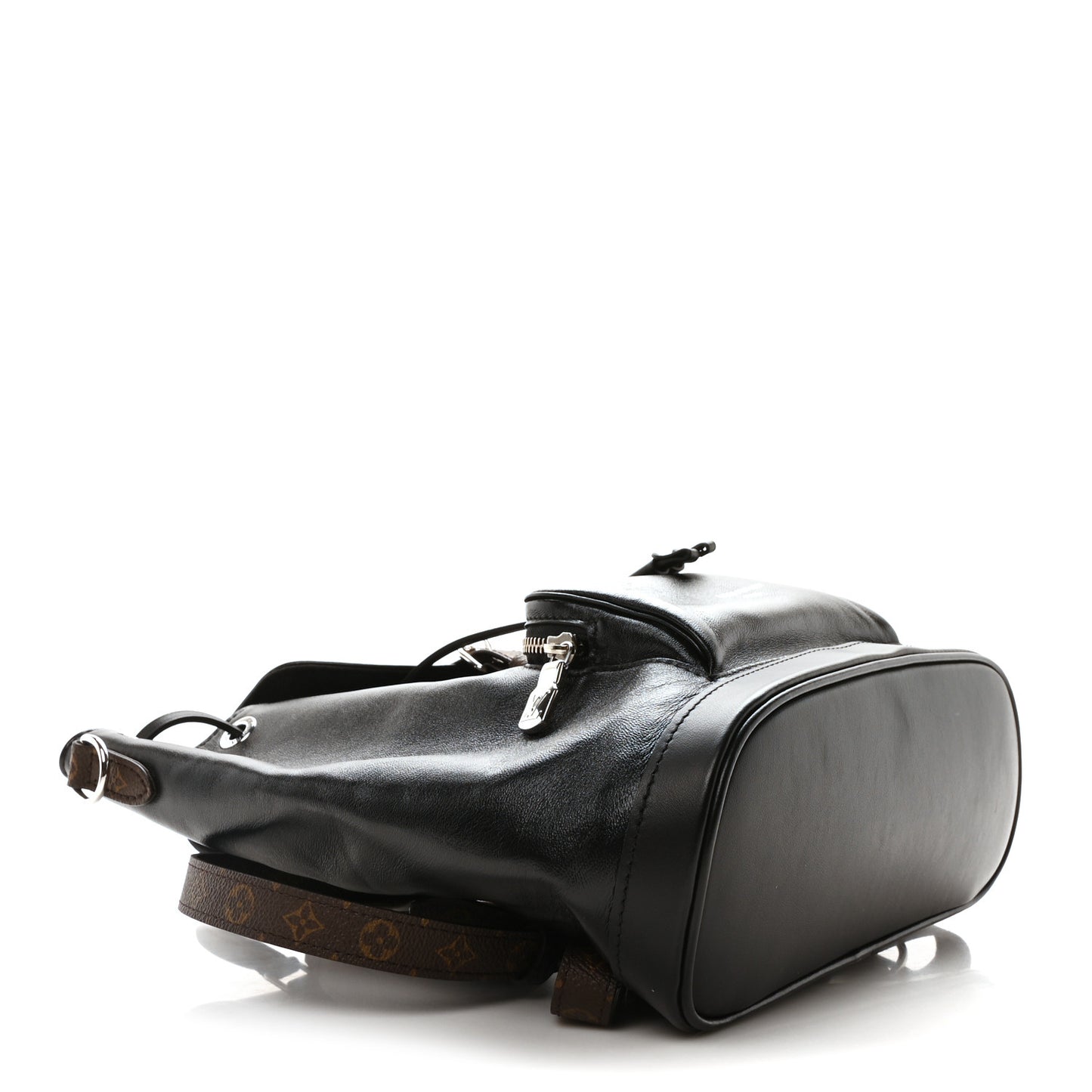 Lambskin Monogram Montsouris Vibe PM Black