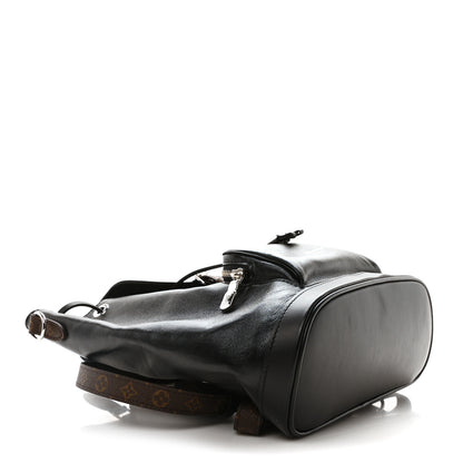 Louis Vuitton Lambskin Monogram Montsouris Vibe PM Black 4 of 9