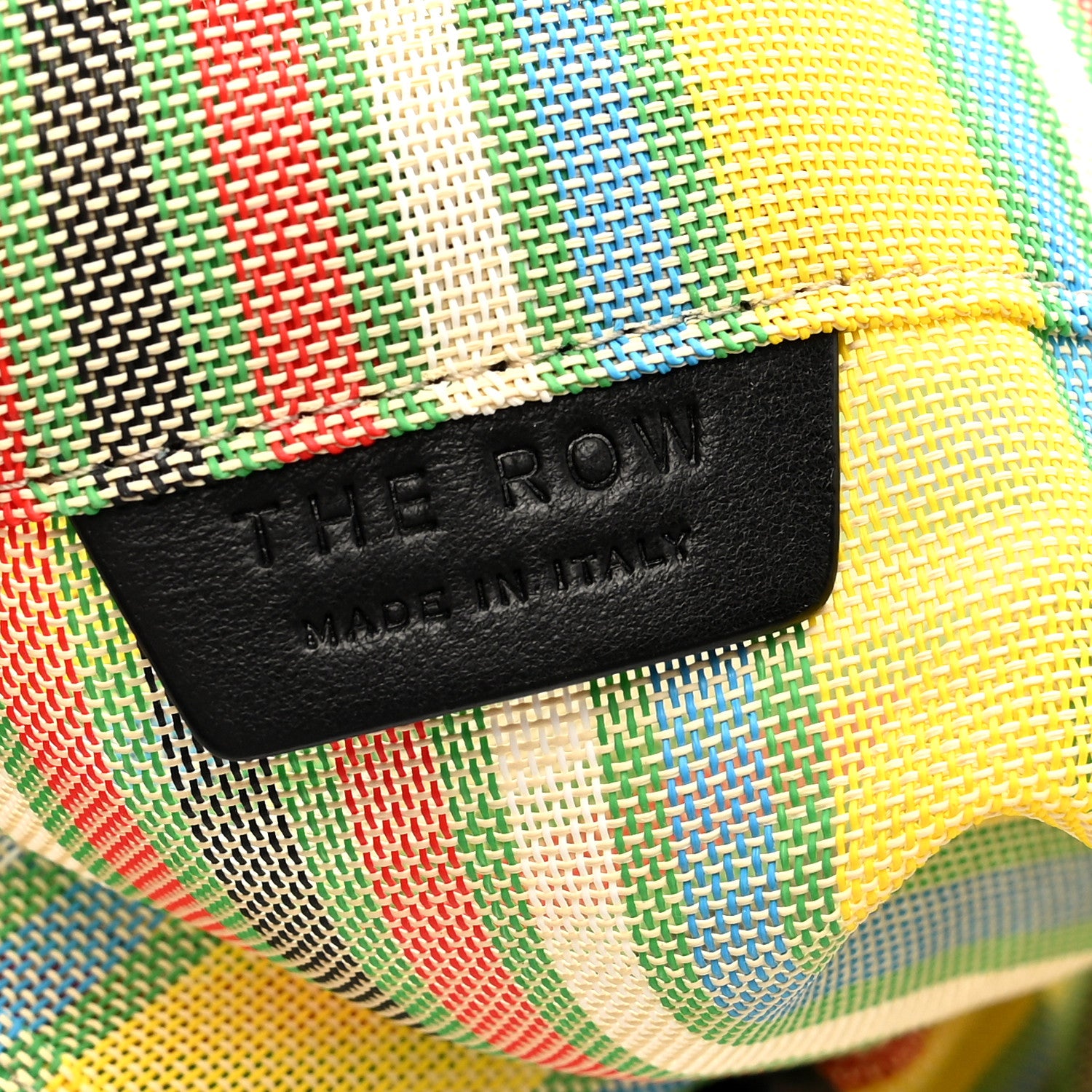 The Row Mesh Saddle Calfskin Barn Tote Bag Multicolor 7 of 10