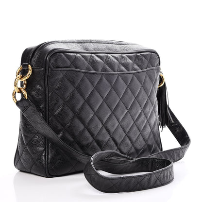 Chanel Caviar Quilted Tassel Camera Bag Black 3 of 11