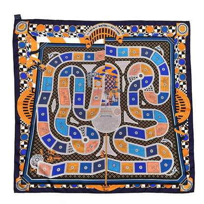 Hermes Silk Le Tour Du Monde En 63 Cases Scarf 90 1 of 7