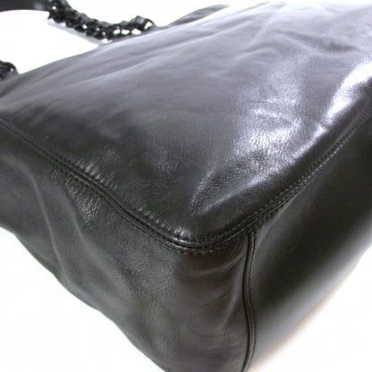 Chanel Lambskin Large CC Stitched Tote Black 5 of 12