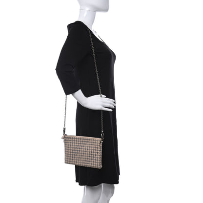 Bottega Veneta Nappa Ayers Intrecciato Biletto Chain Crossbody Flamingo 2 of 13