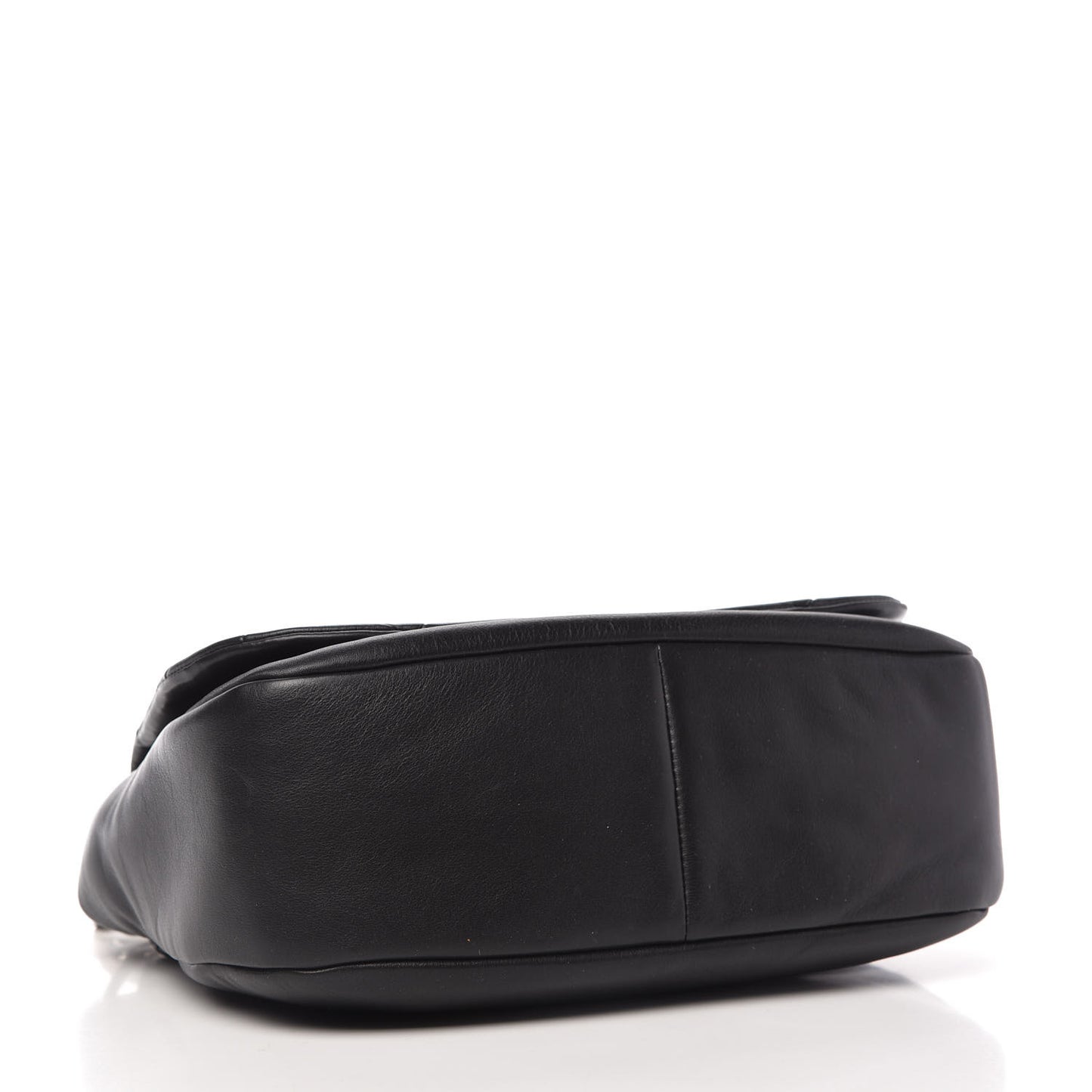 Lambskin Quilted Flap Bag Black