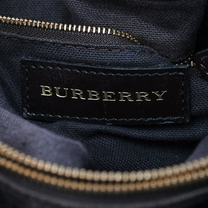 Burberry Grained Calfskin Haymarket Check Medium Golderton Tote Chocolate 7 of 8