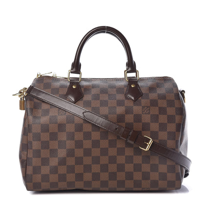 Louis Vuitton Damier Ebene Speedy Bandouliere 30 1 of 21