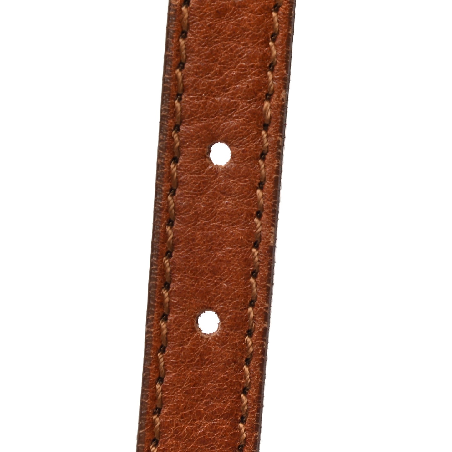 Prorsum House Check Bridle Calfskin Shoulder Bag Dark Tan
