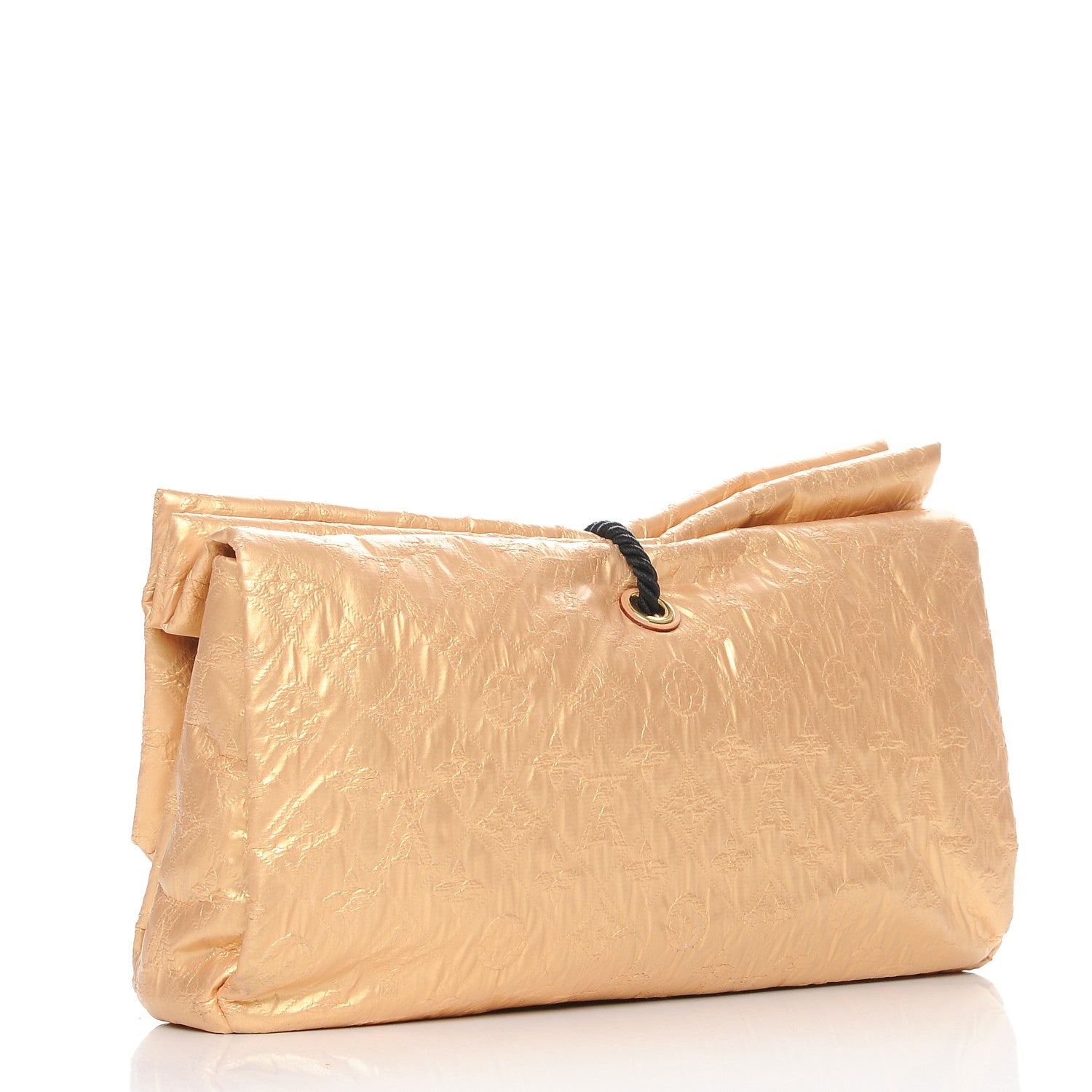 Louis Vuitton Jacquard Quilted Monogram Limelight African Queen Clutch Masai 4 of 8