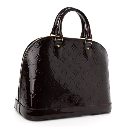 Louis Vuitton Vernis Alma PM Amarante 3 of 10