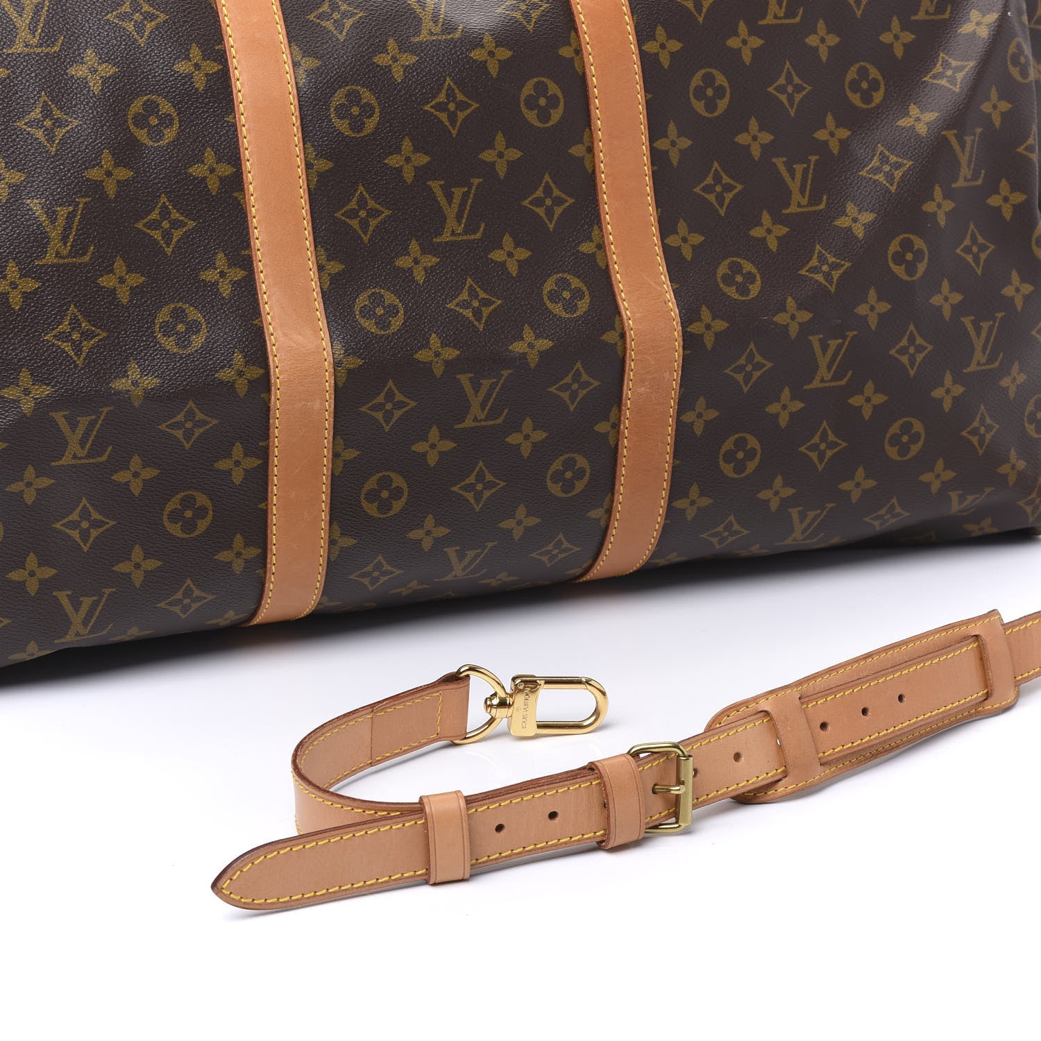 Louis Vuitton Monogram Keepall Bandouliere 60 13 of 13