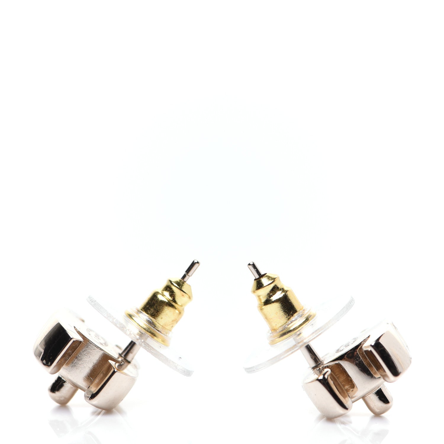 Chanel Metal CC Turnlock Earrings Gold 3 of 6