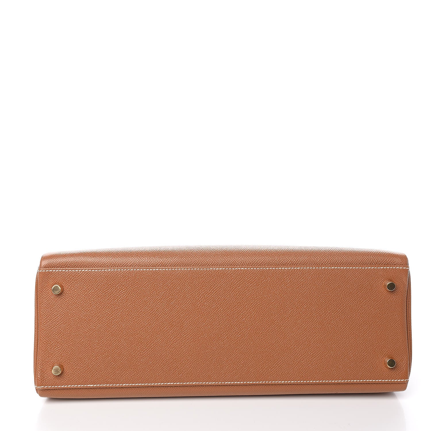 Hermes Courchevel Kelly Retourne 35 Gold 6 of 43
