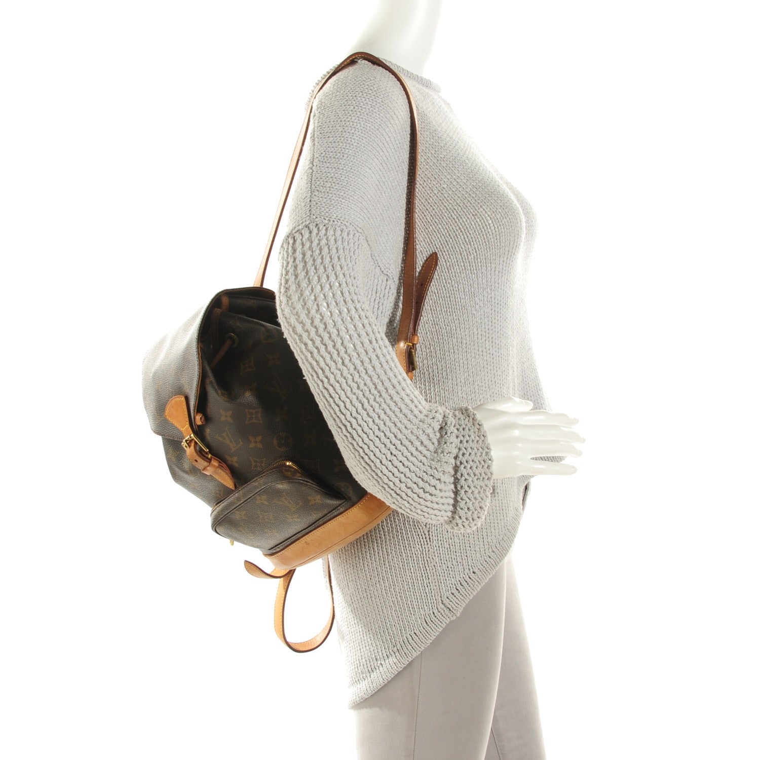 Louis Vuitton Monogram Montsouris MM Backpack 2 of 7