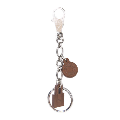 Hermes Barenia Breloque Olga Amulette Key Ring Fauve 1 of 3