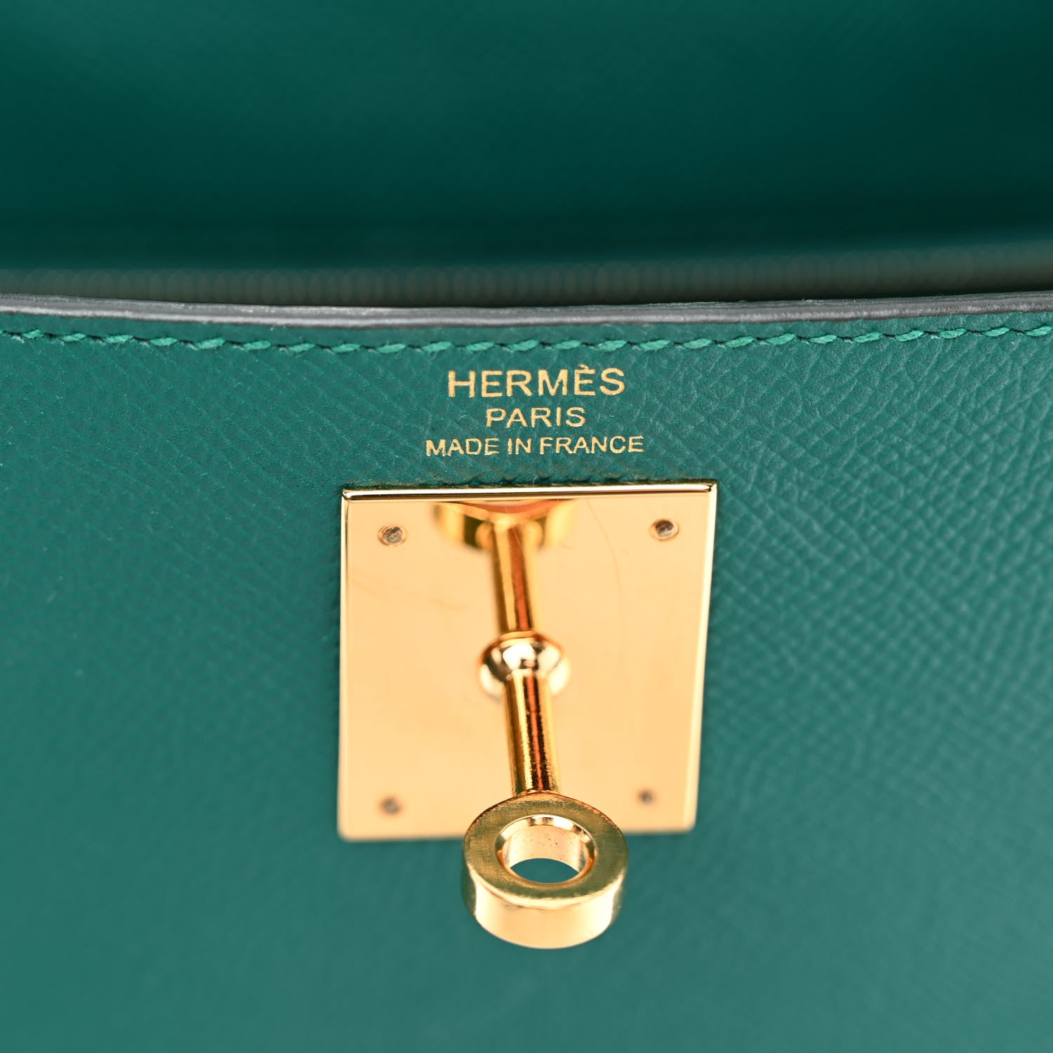 Hermes Epsom Kelly Sellier 28 Malachite 6 of 11